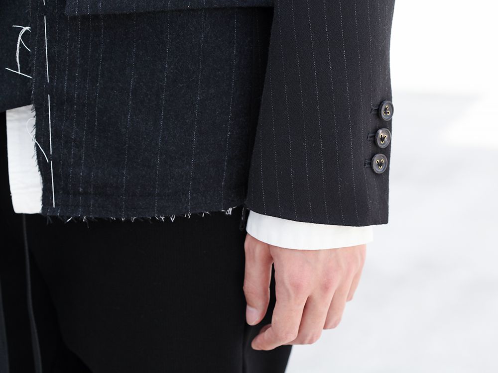 .LOGY kyoto 19-20AW The Viridi-anne Random Stripe Jacket STYLE!! - 2-006