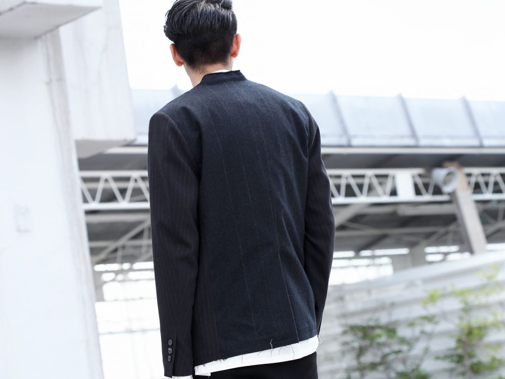 .LOGY kyoto 19-20AW The Viridi-anne Random Stripe Jacket STYLE!! - 2-006