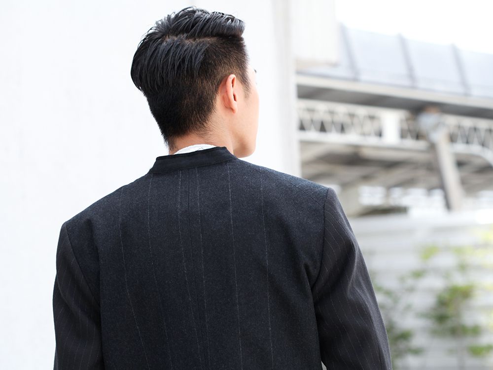 .LOGY kyoto 19-20AW The Viridi-anne Random Stripe Jacket STYLE!! - 2-006