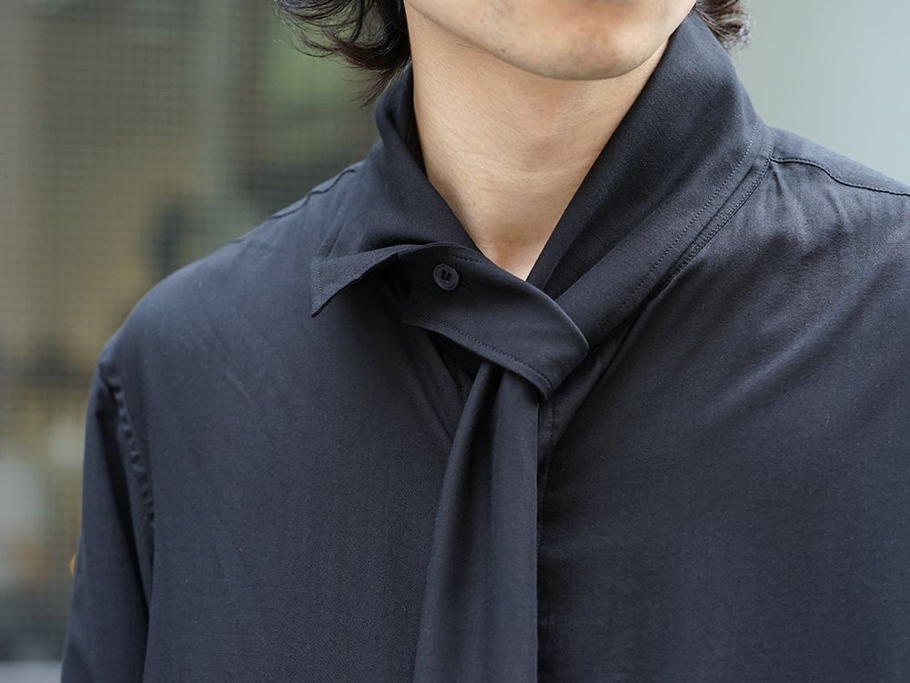 Yohji Yamamoto 19-20AW Scarf Collar Blouse Style - 2-004