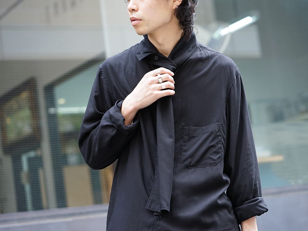 Yohji Yamamoto 19-20AW Scarf Collar Blouse Style - 2-005