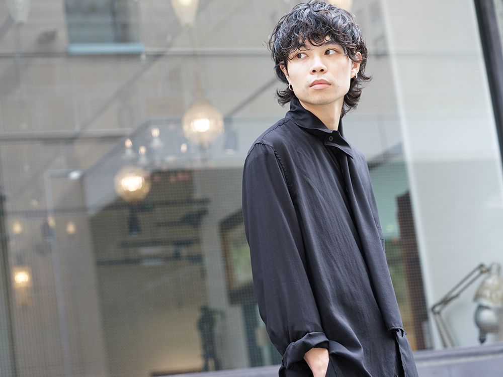 Yohji Yamamoto 19-20AW Scarf Collar Blouse Style - 2-006