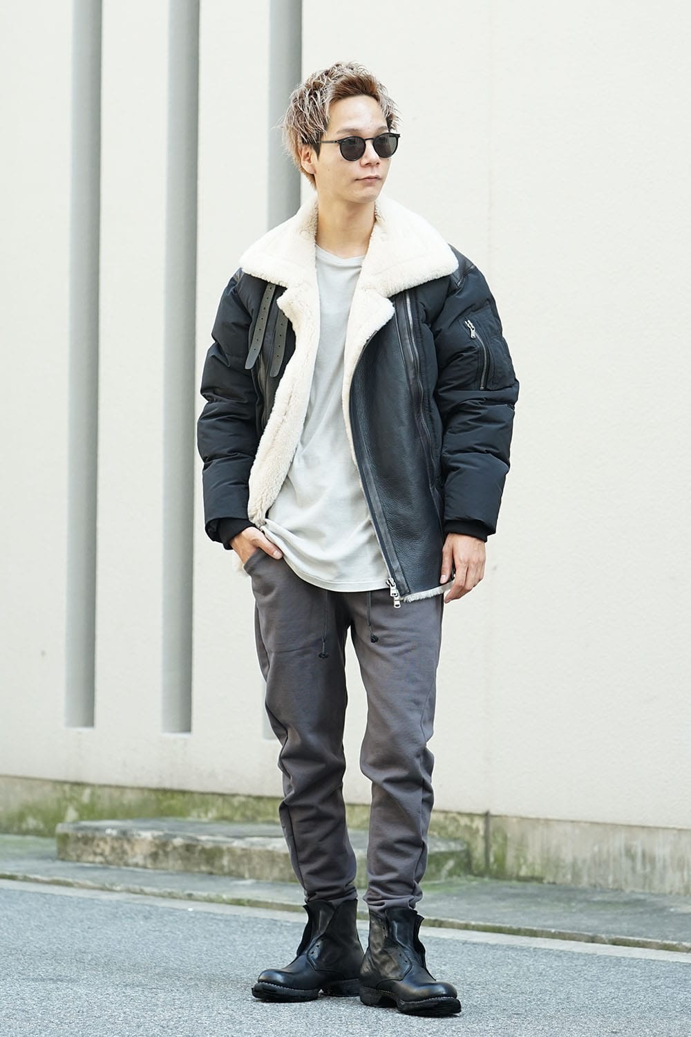 The Viridi-anne 19-20AW Black x Gray Coloring style - 1-001