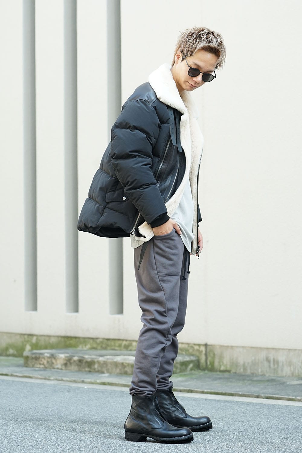 The Viridi-anne 19-20AW Black x Gray Coloring style - 1-002