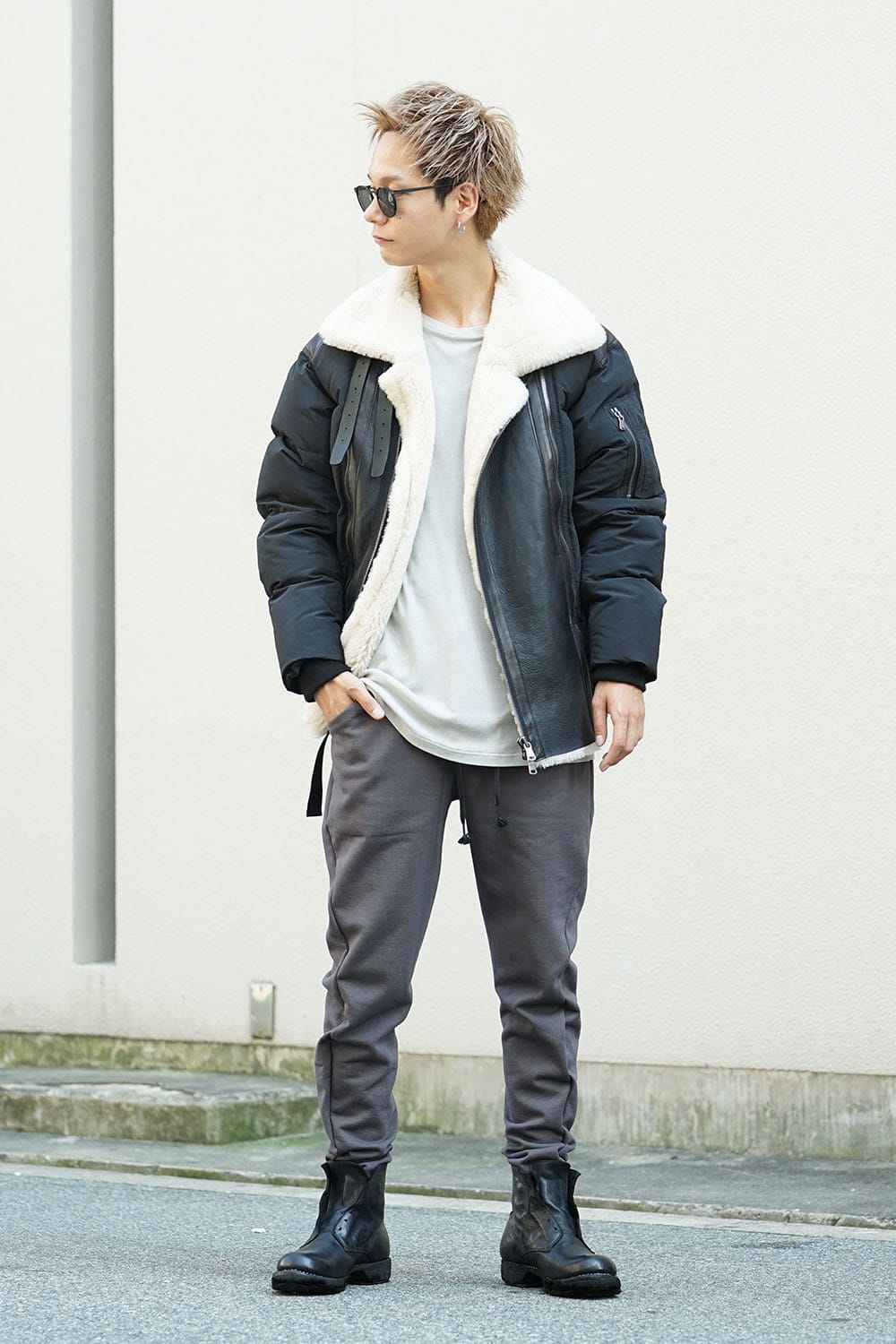 The Viridi-anne 19-20AW Black x Gray Coloring style - 1-003