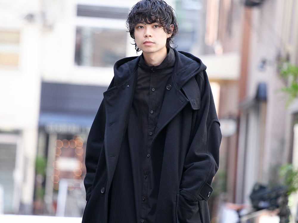 Yohji Yamamoto Super Long Shirt Layered Style - 2-002
