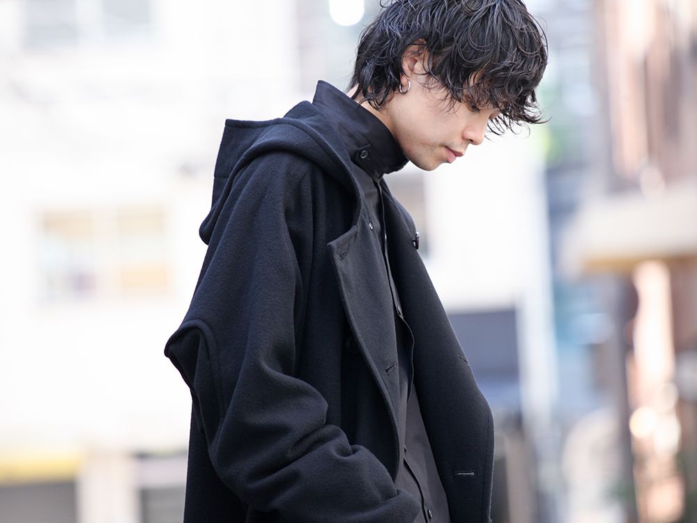 Yohji Yamamoto Super Long Shirt Layered Style - 2-003