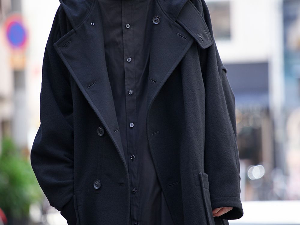 Yohji Yamamoto Super Long Shirt Layered Style - 3-001