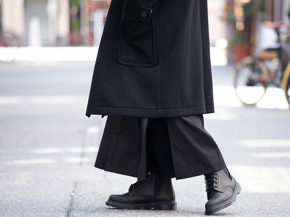 Yohji Yamamoto Super Long Shirt Layered Style - 3-004
