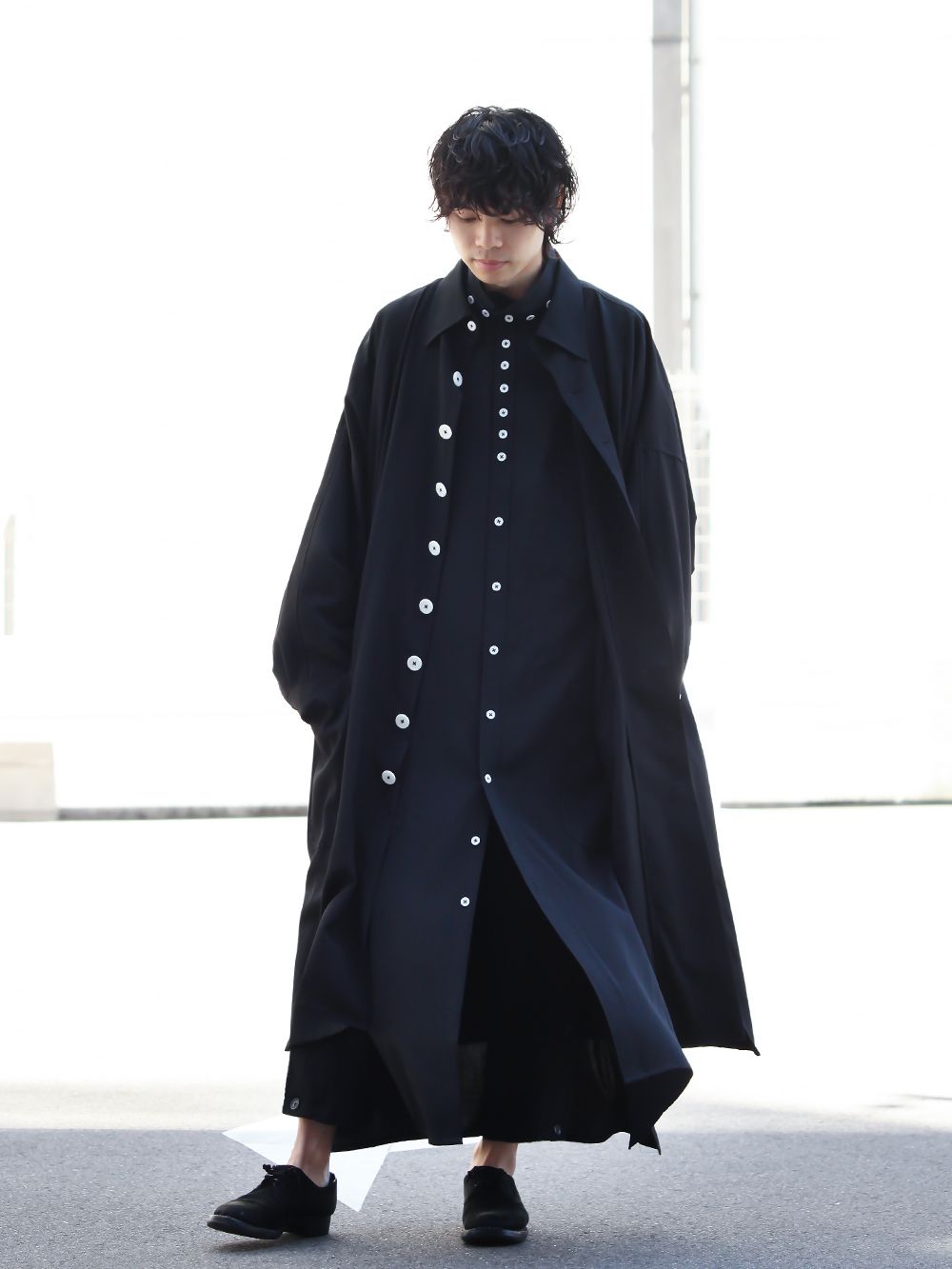 Yohji Yamamoto - ヨウジヤマモト Gabardine Shirt Layered Style