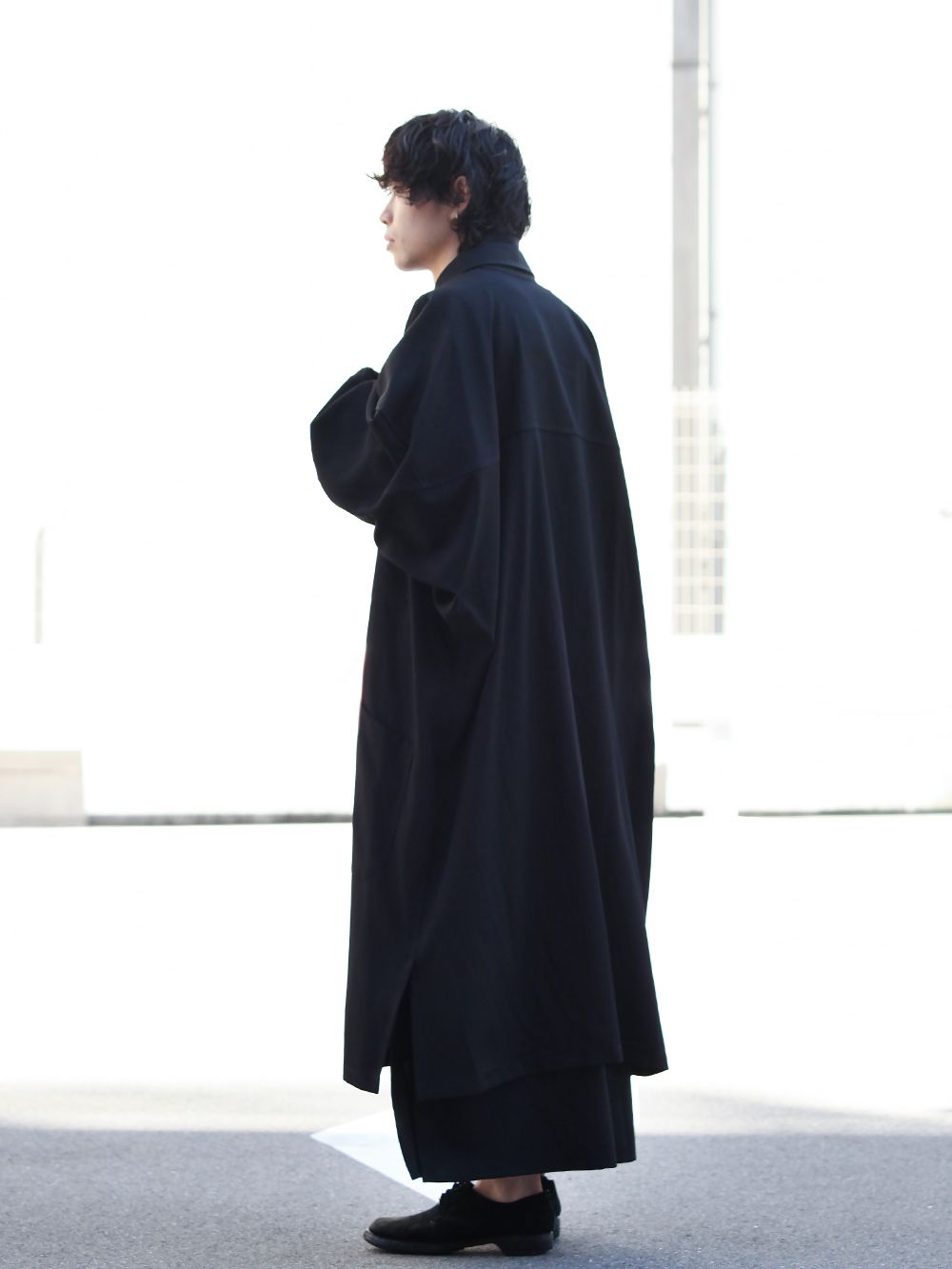 Yohji Yamamoto Gabardine Shirt Layered Style - 1-003