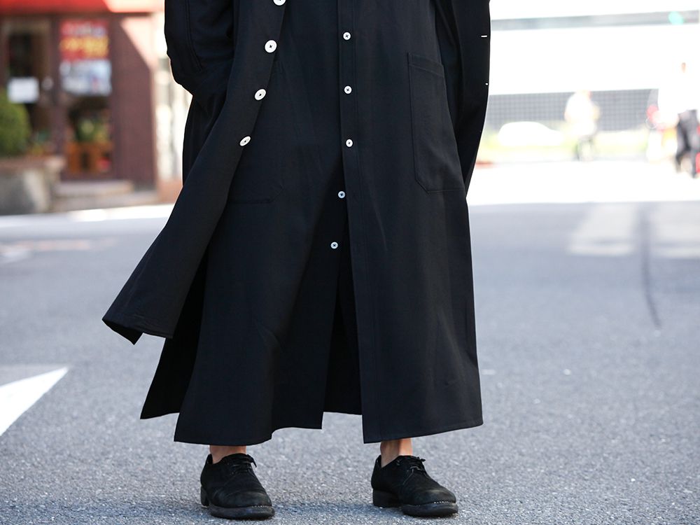 Yohji Yamamoto Gabardine Shirt Layered Style - 2-003
