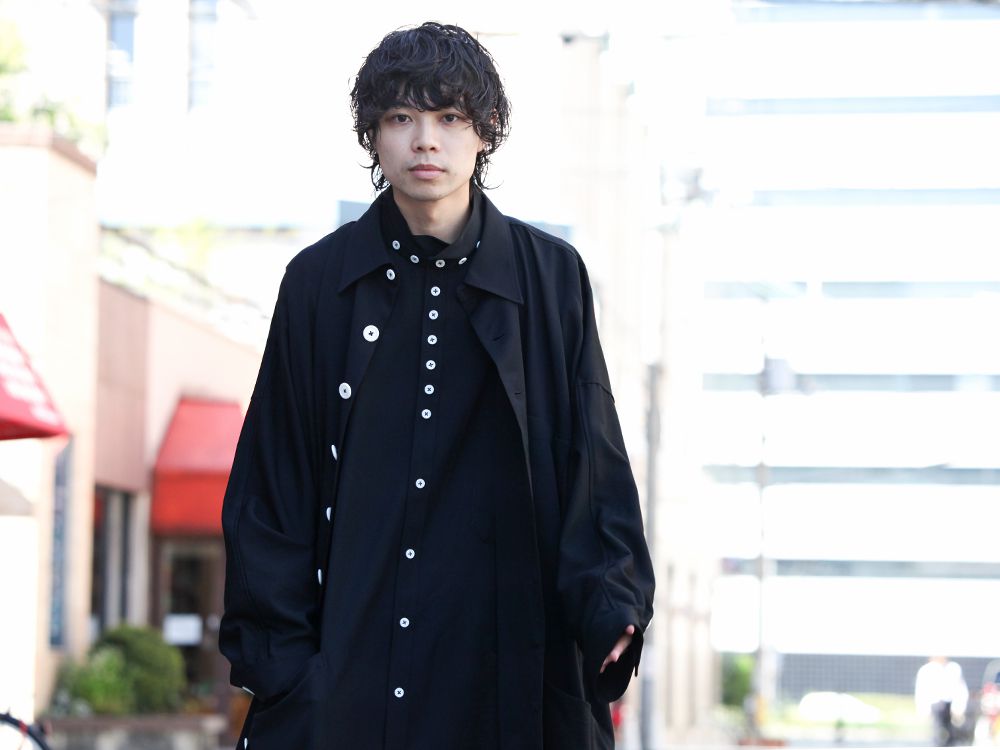 Yohji Yamamoto Gabardine Shirt Layered Style - 2-006