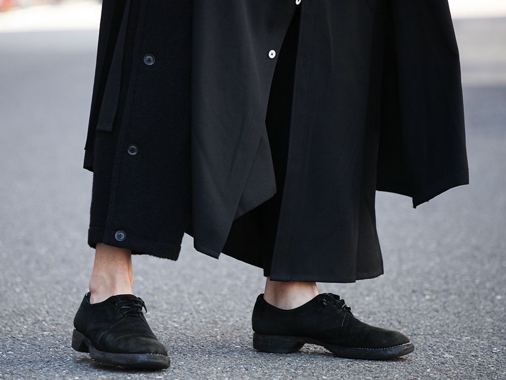 Yohji Yamamoto Gabardine Shirt Layered Style - 3-003