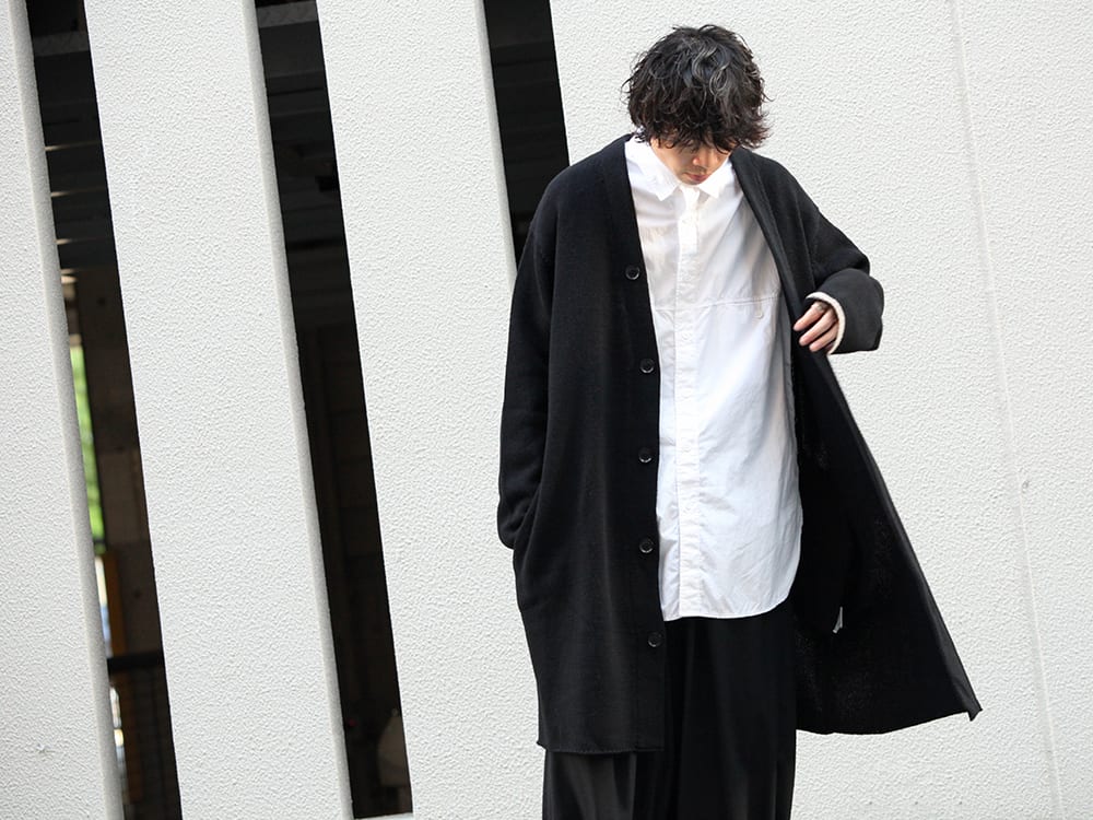 Yohji Yamamoto Message Knit Cardigan Style - 2-001