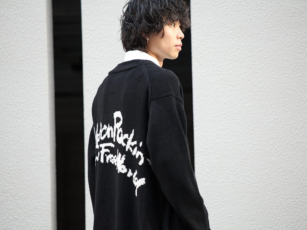 Yohji Yamamoto Message Knit Cardigan Style - 2-003