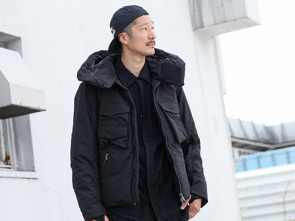 LOGY kyoto The Viridi-anne [ 3layer Wrinkled Down Jacket ] Style