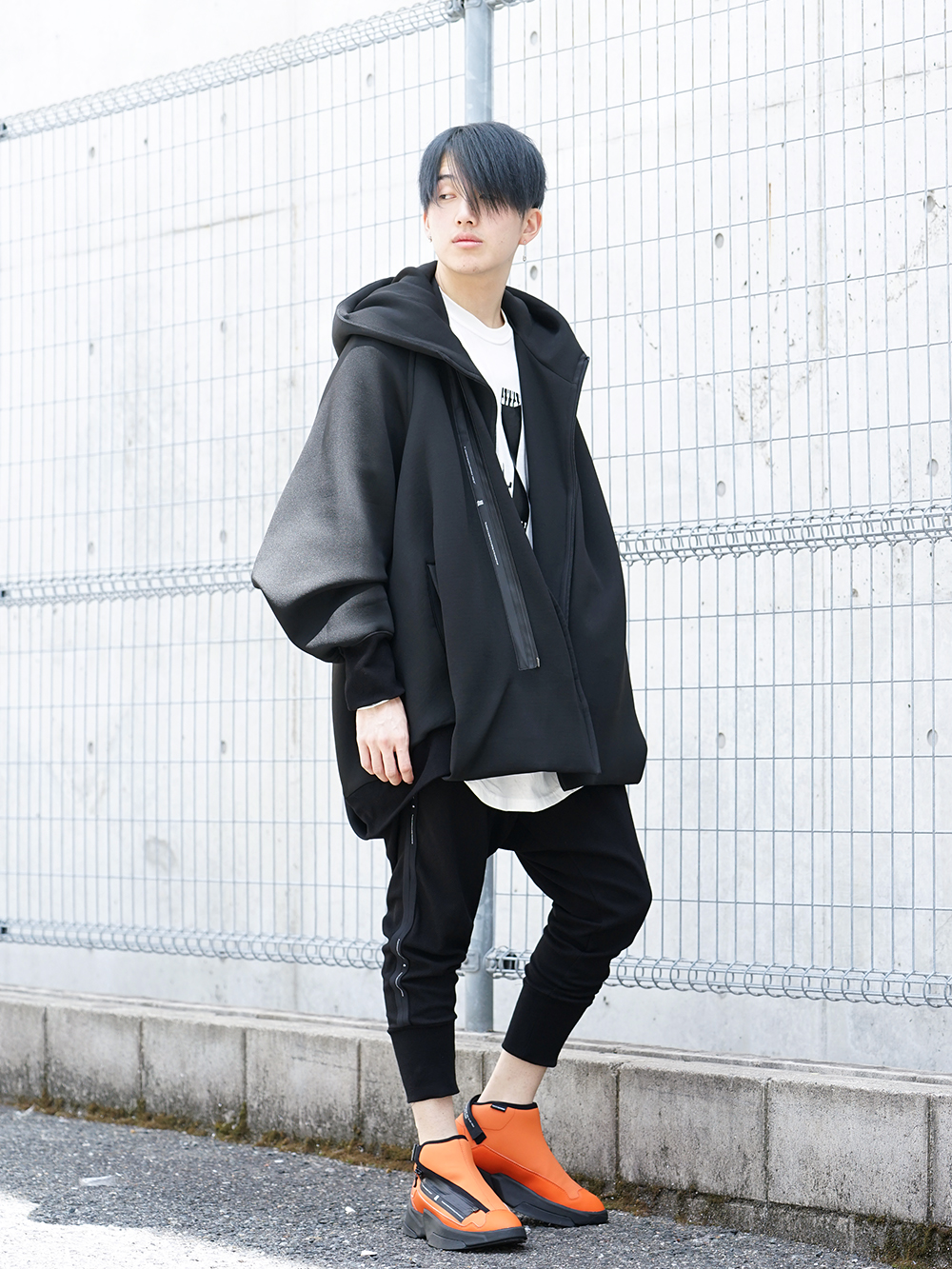 NILøS 19-20AW OVERTUCK HOODED JACKET Styling!! - 4-001