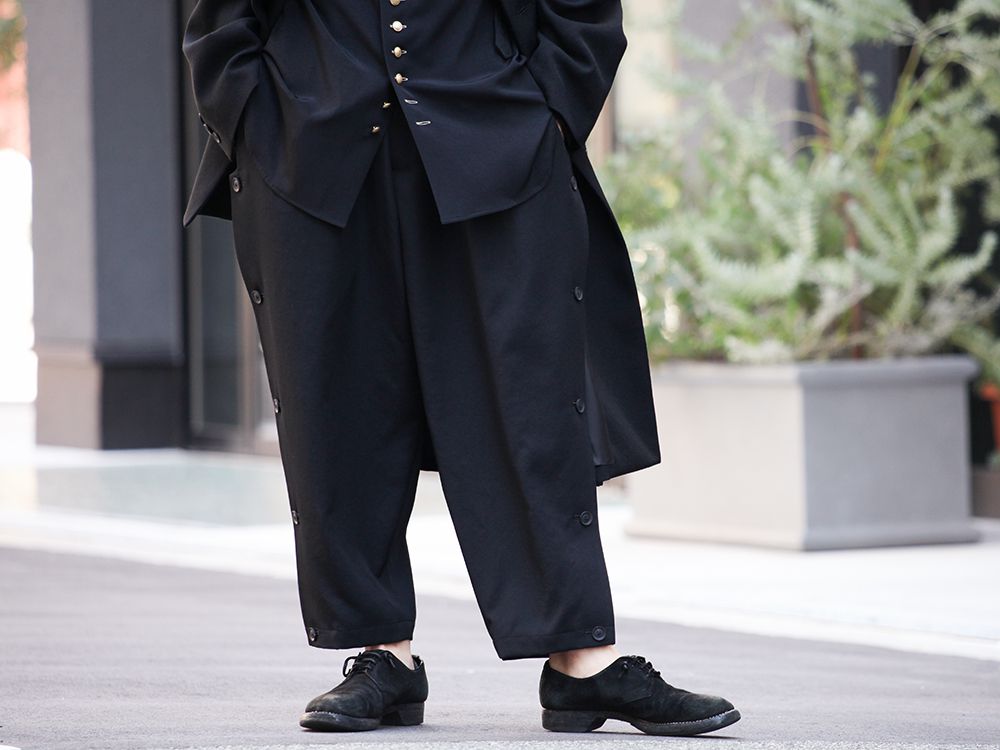 Yohji Yamamamoto 19-20AW Gold Button Accent Style - 3-001