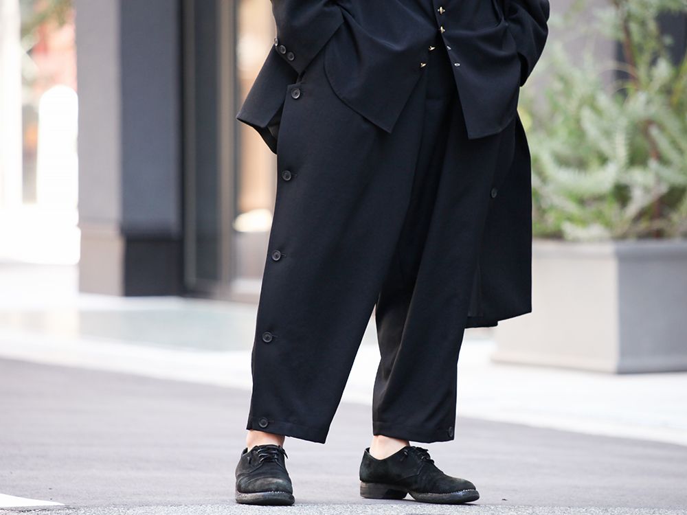 Yohji Yamamamoto 19-20AW Gold Button Accent Style - 3-002