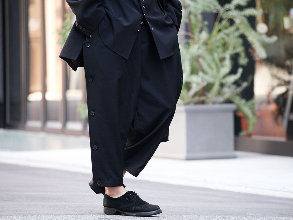 Yohji Yamamamoto 19-20AW Gold Button Accent Style - 3-003