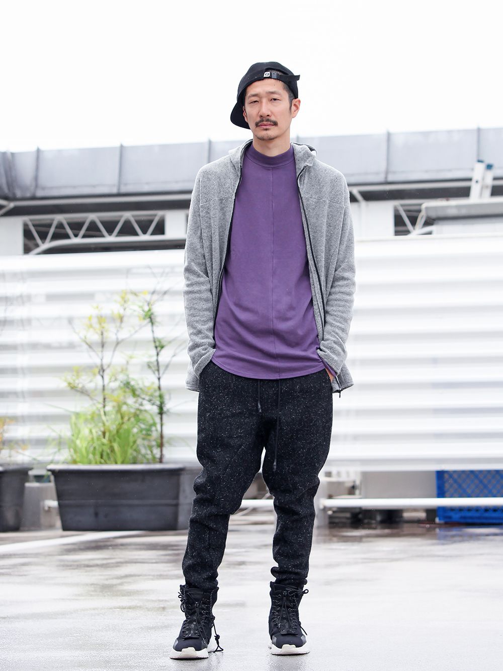.LOGY kyoto RIPVANWINKLE【 CROSS NECK HOODY 】STYLING!!! - 1-001