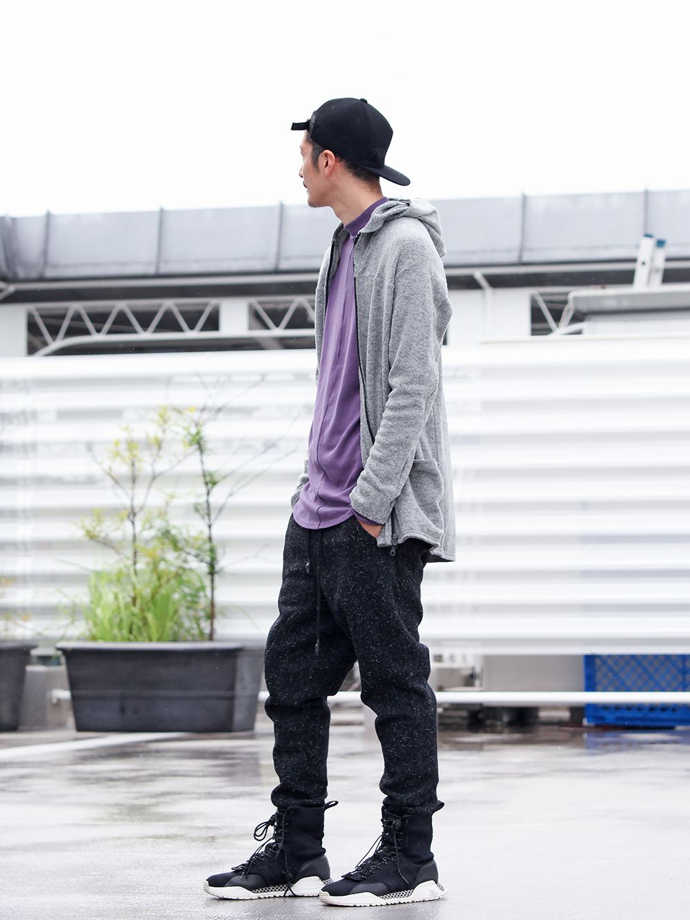 LOGY kyoto RIPVANWINKLE【 CROSS NECK HOODY 】STYLING