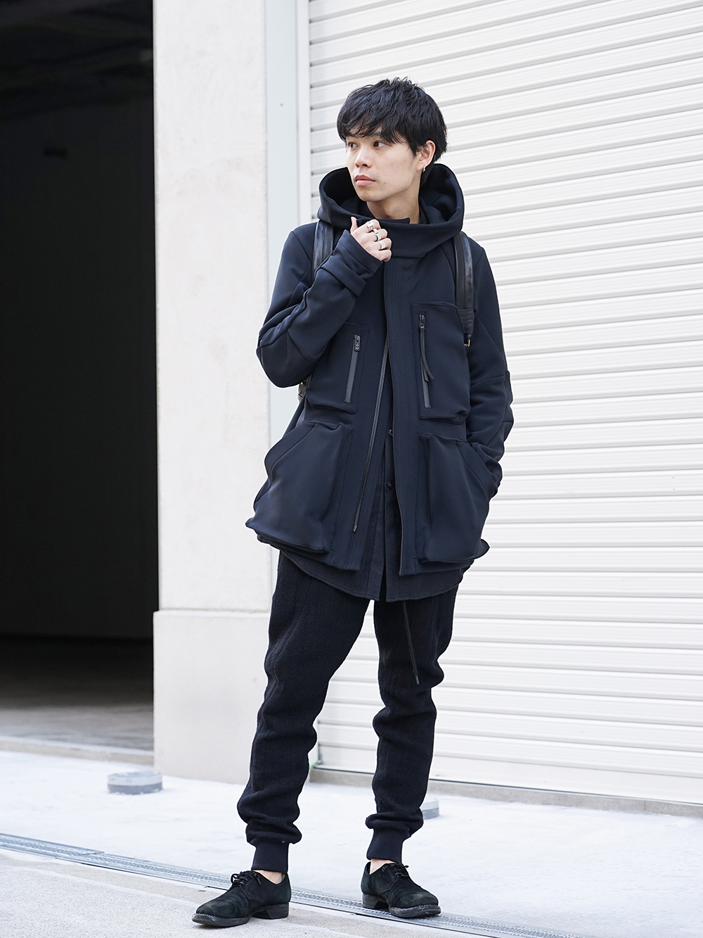 DEVOA 19-20AW Cork Shell 4way Stretch Hood Jacket Style - 4-001