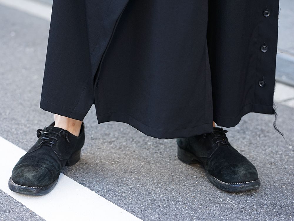 Yohji Yamamoto 19-20AW Embroidery 5G Round Neck Knit Style - 3-003