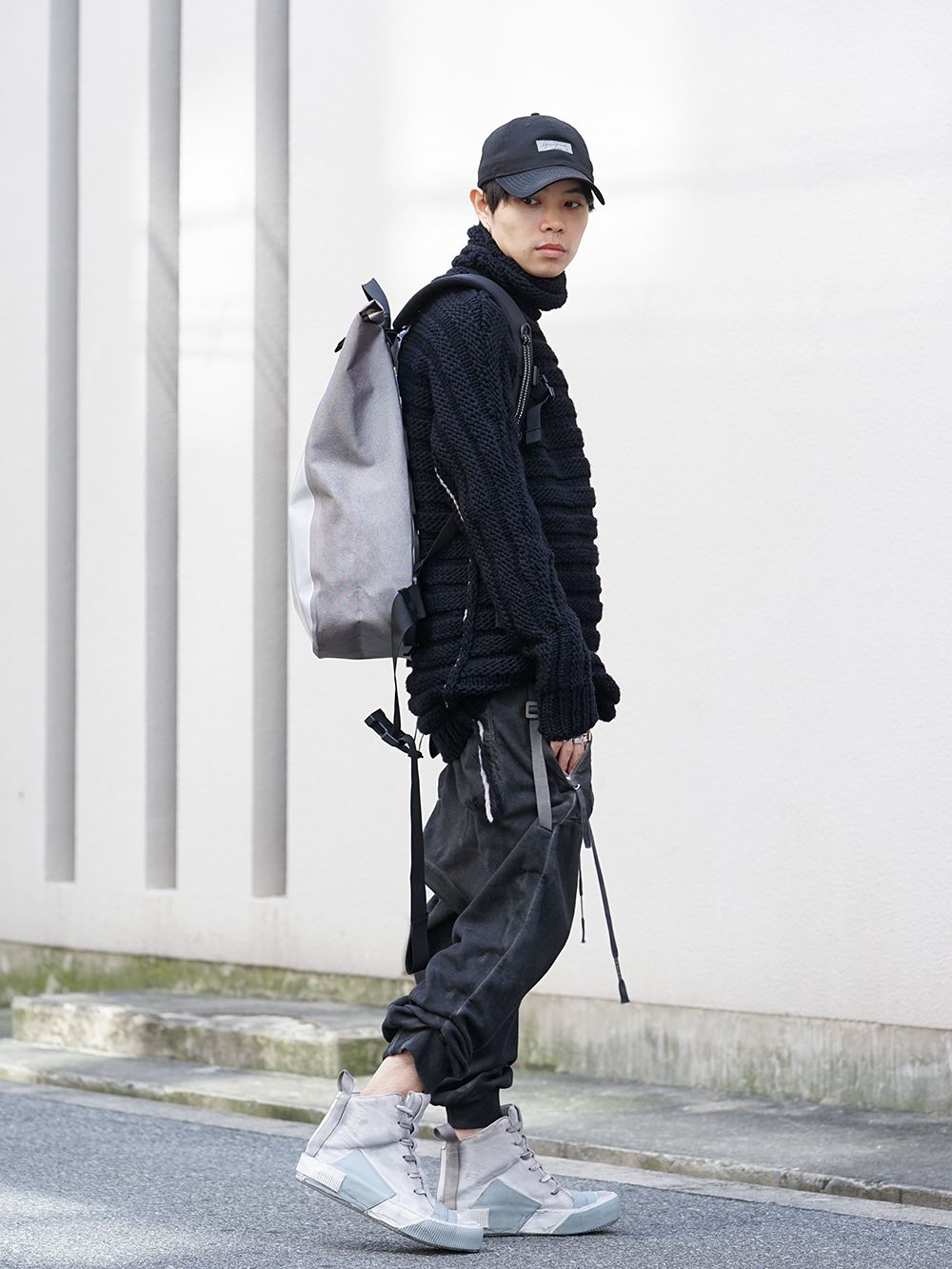 Boris Bidjan Saberi Turtleneck Knit Style - FASCINATE BLOG