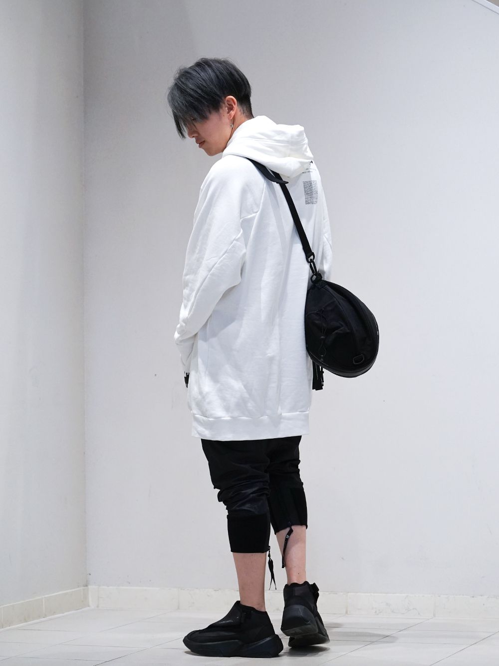 NILøS 19 Fall Winter Collection White Hoodie Styling!! - 1-003