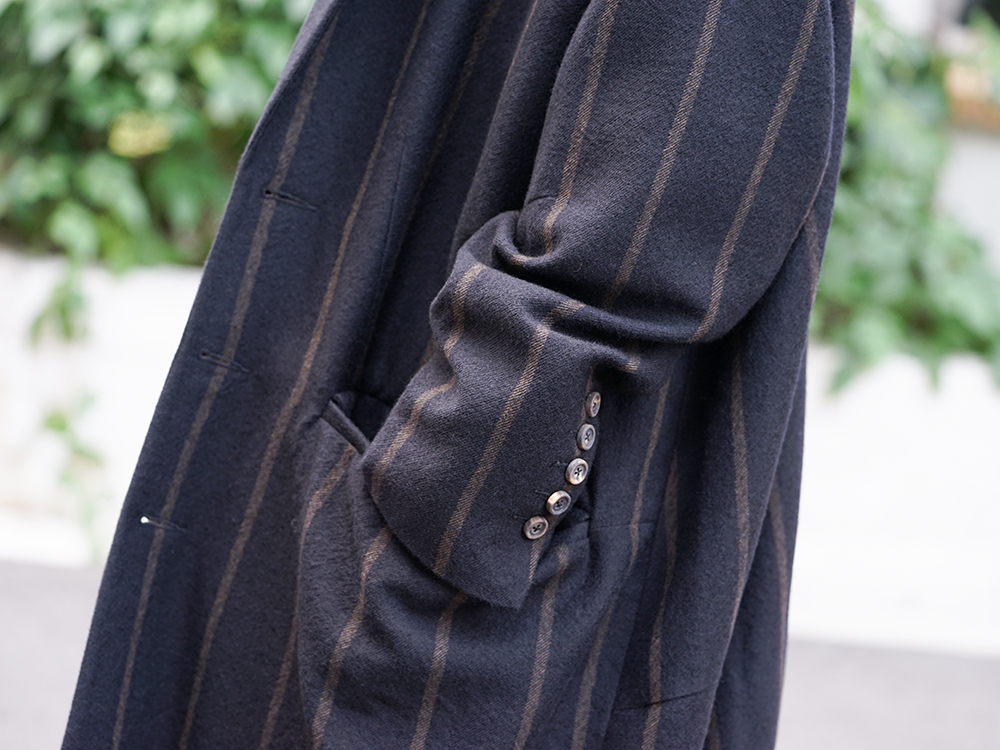 ZIGGY CHEN 19-20AW Asymmetric Stripe Coat New arrivals - 2-008