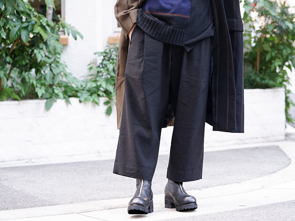 ZIGGY CHEN 19-20AW Asymmetric Stripe Coat New arrivals - 3-001