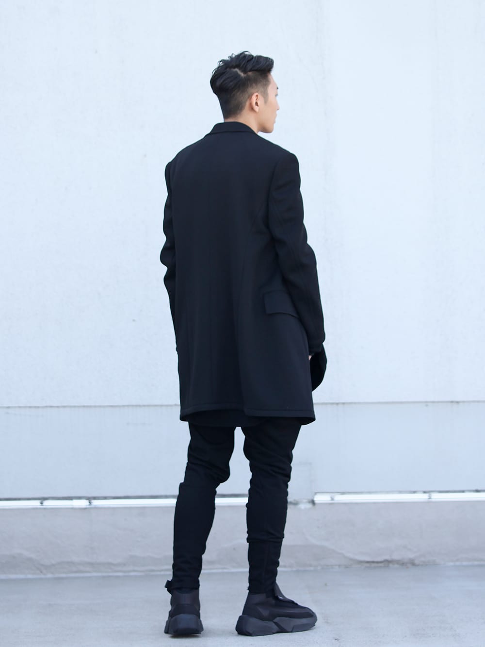.LOGY kyoto 19-20AW JULIUS  【LOZENGE TAILORED COLLAR JACKET】BLACK STYLE!! - 1-003