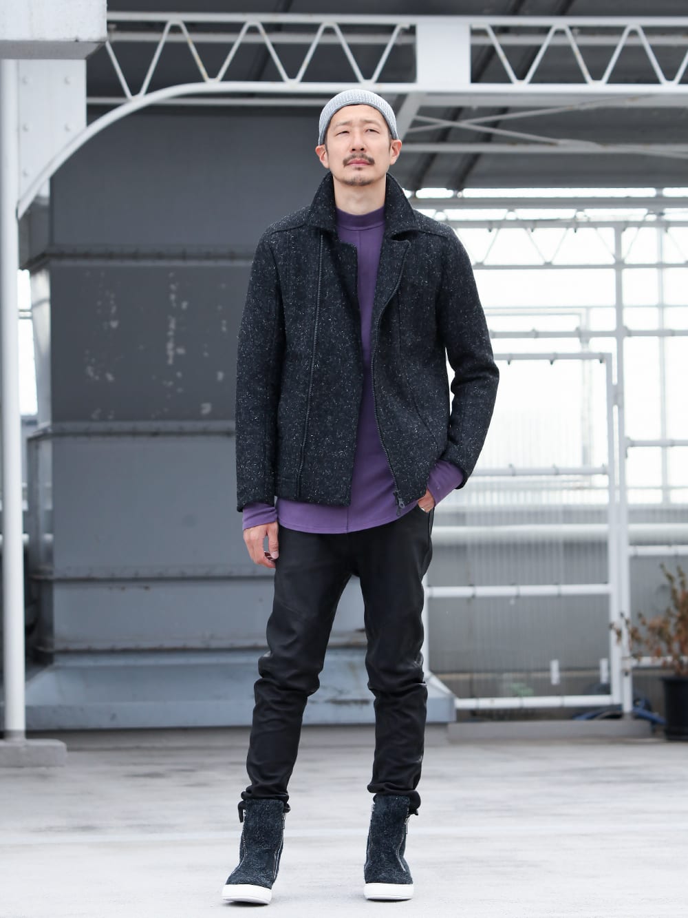 .LOGY Kyoto RIPVANWINKLE PRE 20SS【 LEATHER JEANS SAMPLE 】MIX STYLING!!! - 2-004