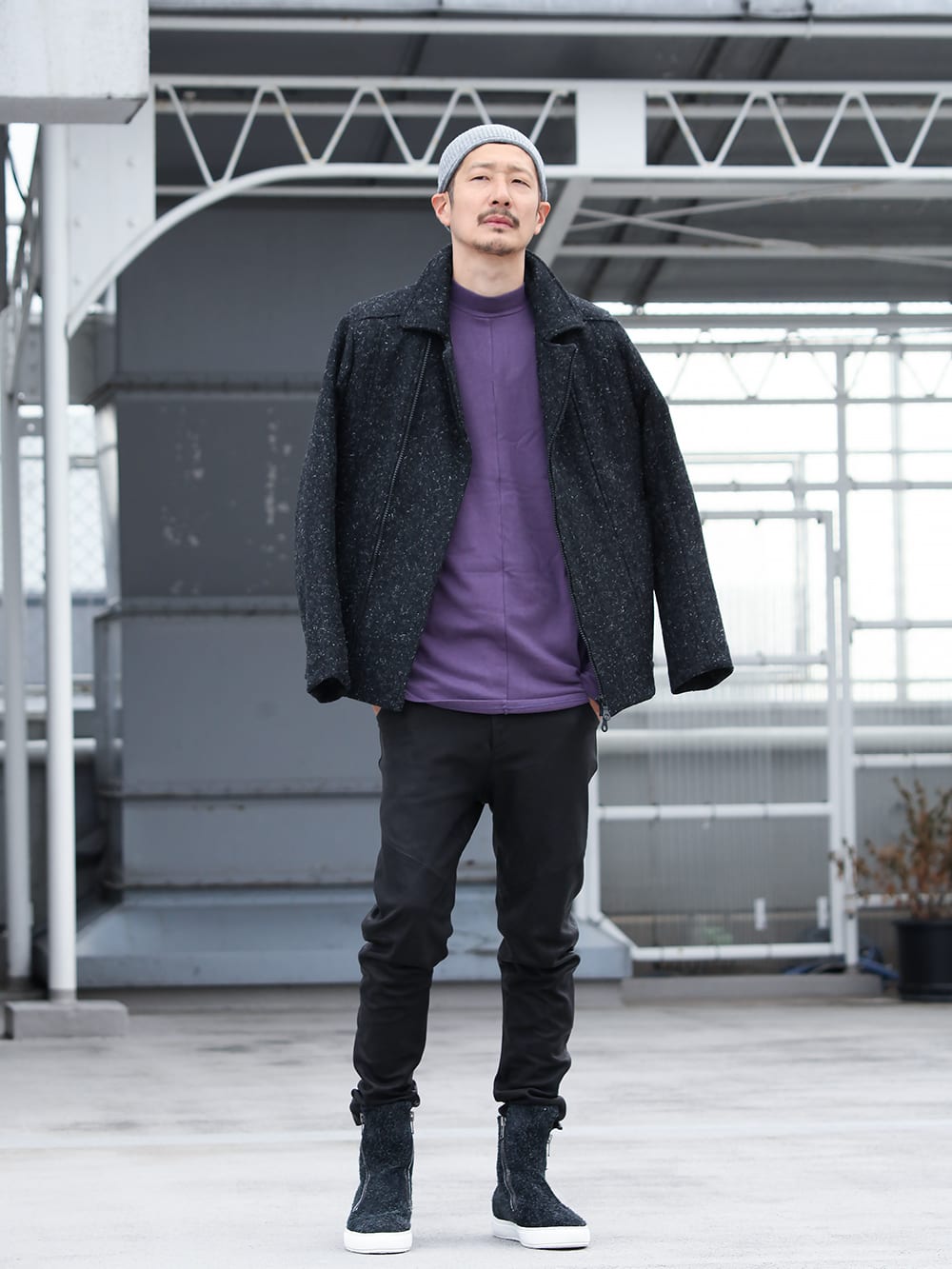 .LOGY Kyoto RIPVANWINKLE PRE 20SS【 LEATHER JEANS SAMPLE 】MIX STYLING!!! - 3-001