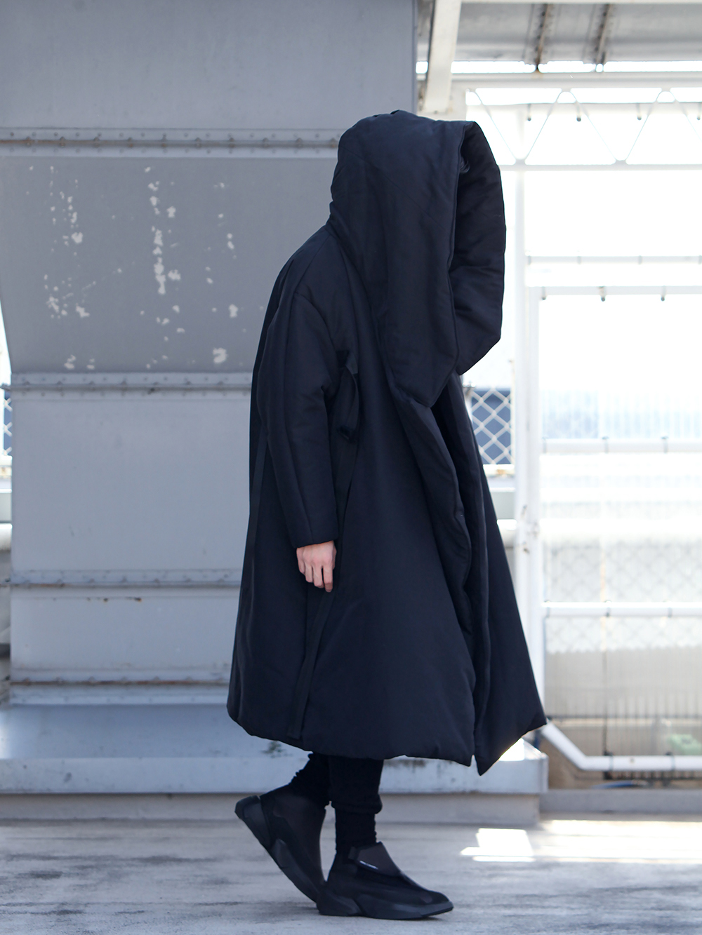 JULIUS 19AW Fixed Hooded Overcoatオーバーコート - ジャケット/アウター