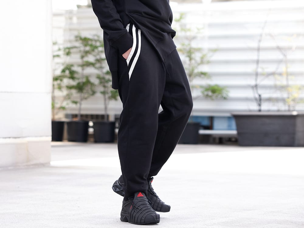 Y-3 3-STP CUFF PANTS / FRENCH TERRY-