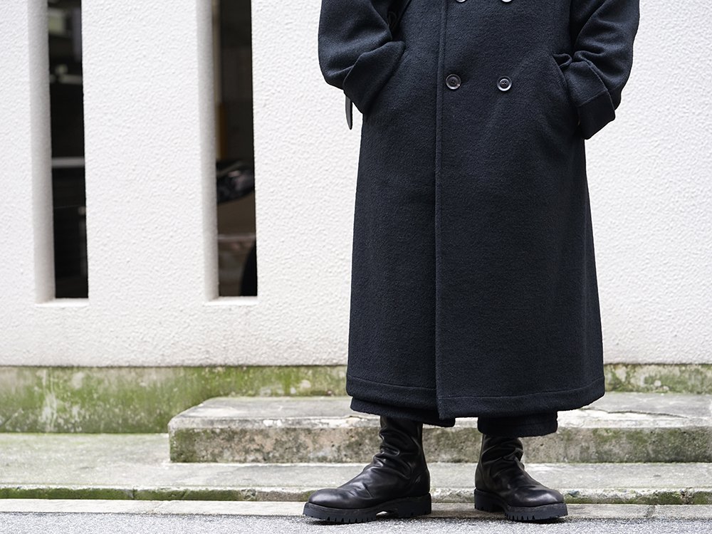 Yohji Yamamoto 19-20AW Double Breasted Shawl Collar Coat Style