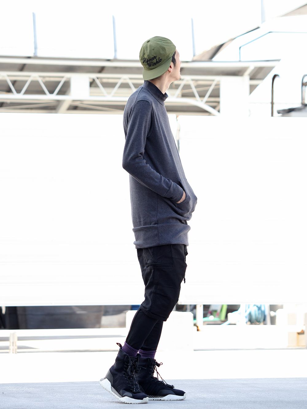 .LOGY kyoto RIPVANWINKLE [ SOCKS PURPLE ] NEW MOUNTAIN PARKA STYLING!!! - 3-002