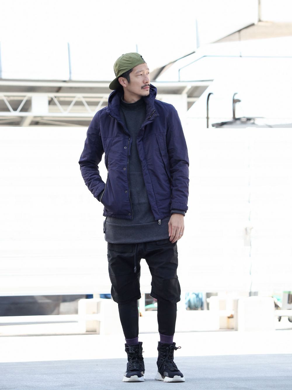 .LOGY kyoto RIPVANWINKLE [ SOCKS PURPLE ] NEW MOUNTAIN PARKA STYLING!!! - 5-001