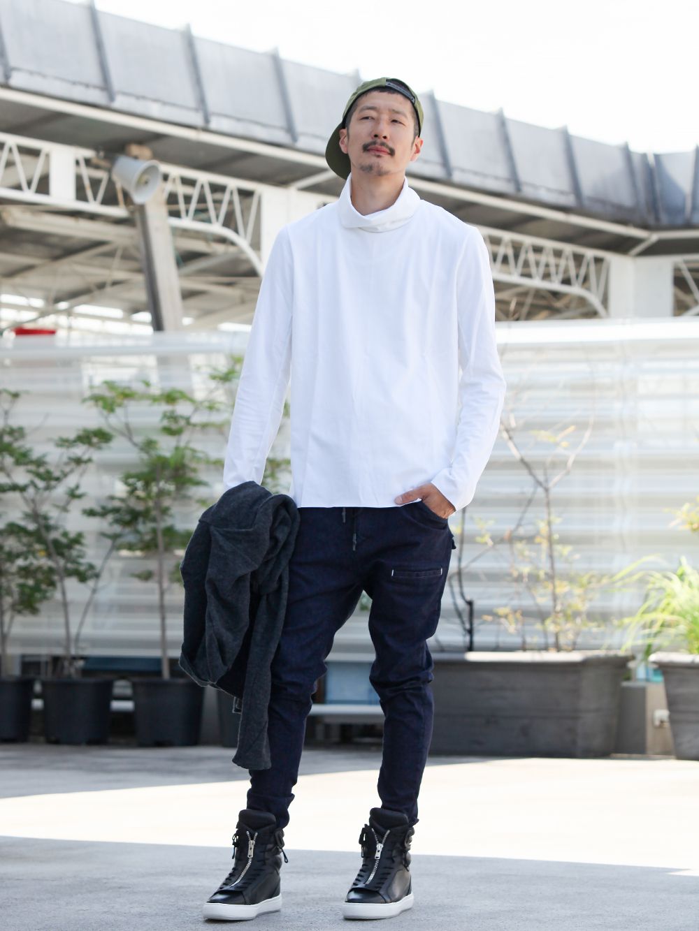 .LOGY kyoto RIPVANWINKLE【 SLIM EASY PANTS × CROSS NECK HOODY 】STYLING!!! - 3-001