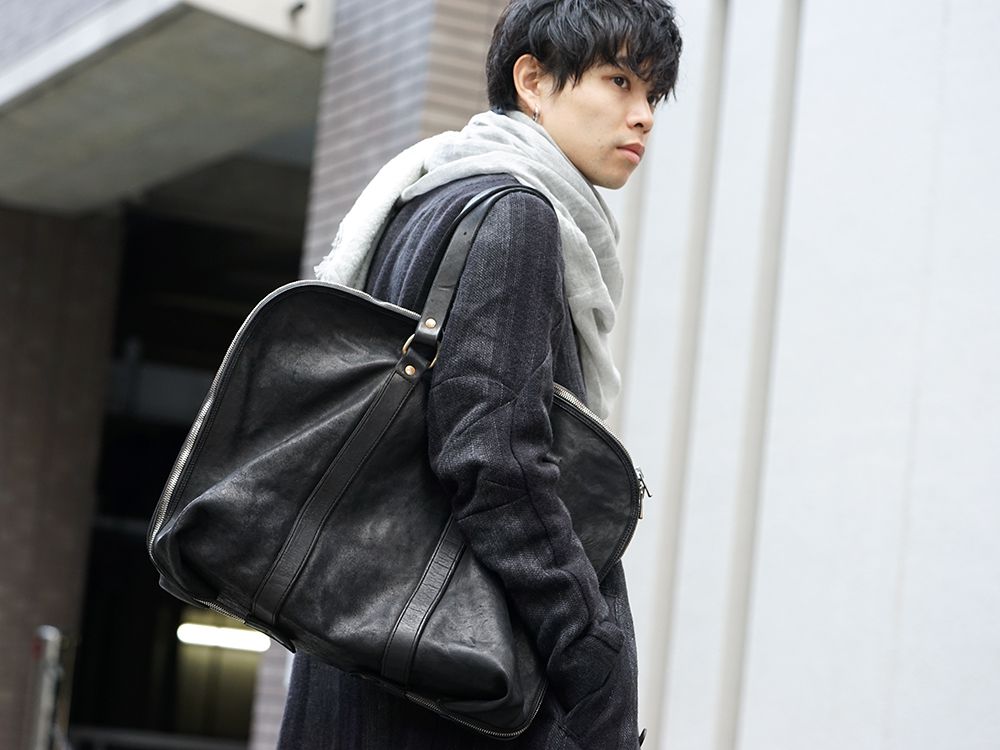 DEVOA Camel Linen Gradation Striped Coat Style - 2-006