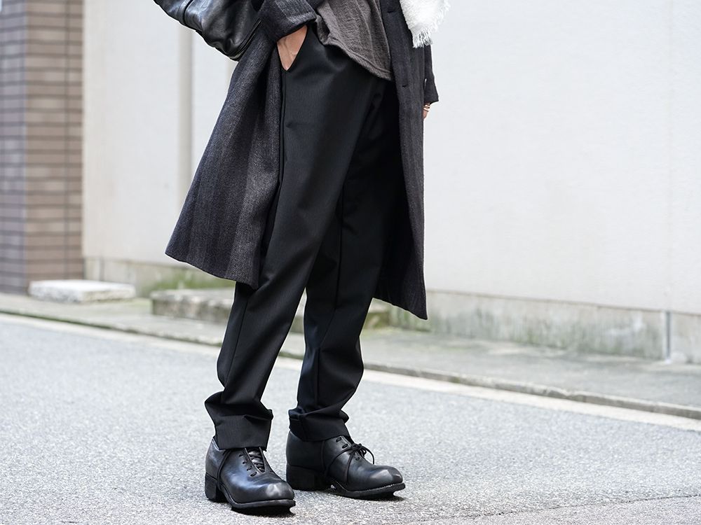 DEVOA Camel Linen Gradation Striped Coat Style - 3-002