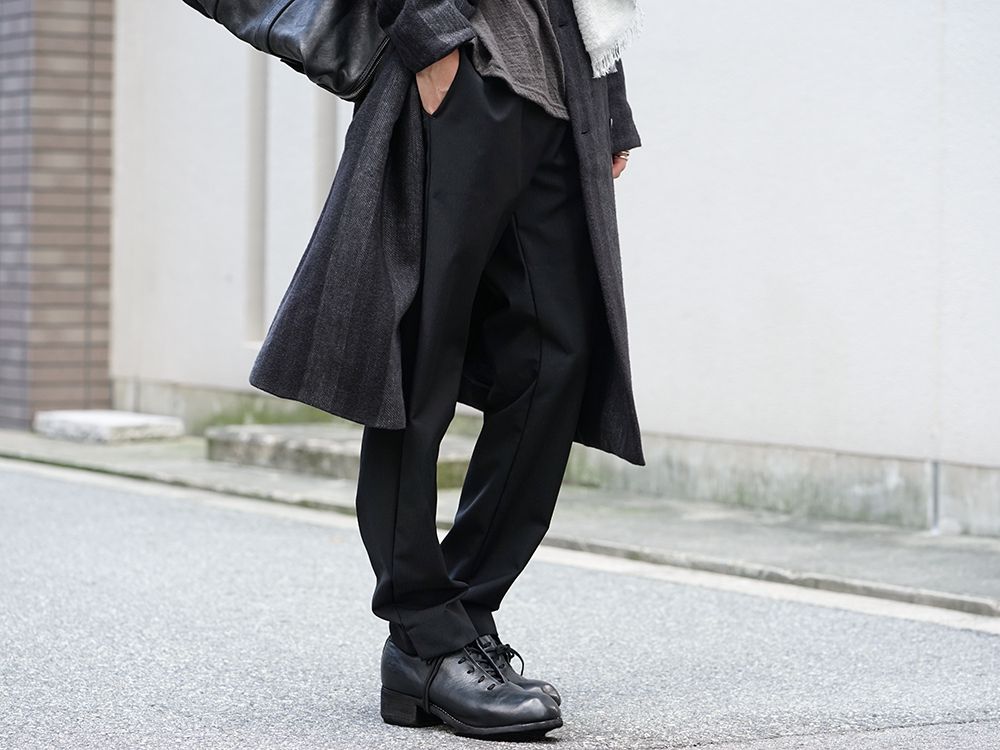 DEVOA Camel Linen Gradation Striped Coat Style - 3-003