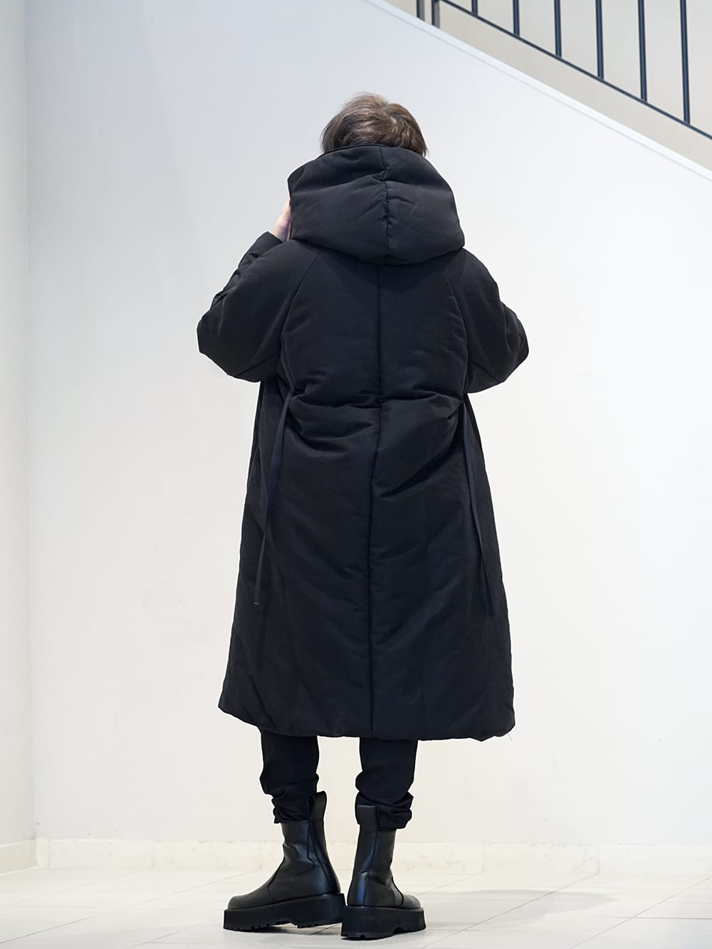 JULIUS 19 Fall Winter Collection HOODED OVERCOAT Styling!! - 1-004