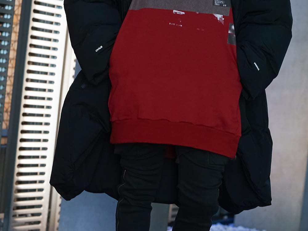 HAMCUS × NILØS 19aw Oversized down Styling!! - 2-003