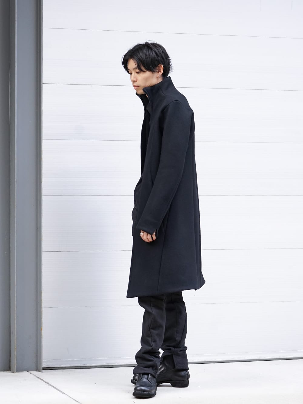 D.HYGEN 19-20AW Antwerp melton High neck coat Style - 1-002