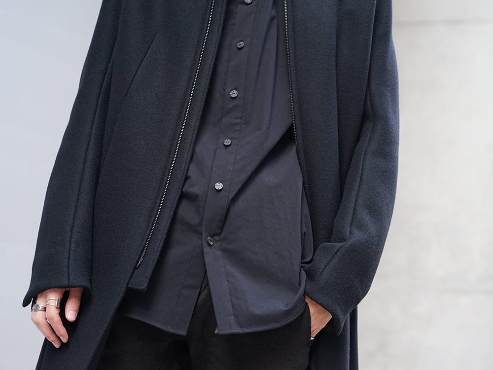 D.HYGEN 19-20AW Antwerp melton High neck coat Style - 2-002