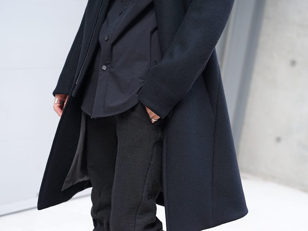 D.HYGEN 19-20AW Antwerp melton High neck coat Style - 2-003